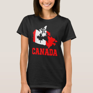 T-shirt Joyeux Canada Jour Feuille d'érable Canada Jour de