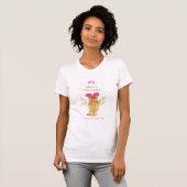 T-shirt Joyeux caniche de Noël pour femmes (Devant entier)