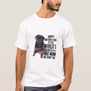 T-shirt Joyeux Carlin de la Fête des Mères Chien Maman Chi
