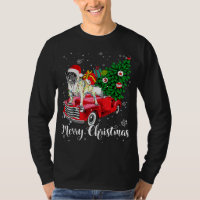 Joyeux Carlin de Noël Lover Père Noël Light Red Tr