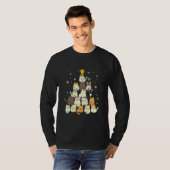 T-shirt Joyeux catmas Chat d'arbre de Noël (Devant entier)