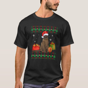 T-shirt Joyeux Catmas Chat Vilain Noël Birman Maman Papa
