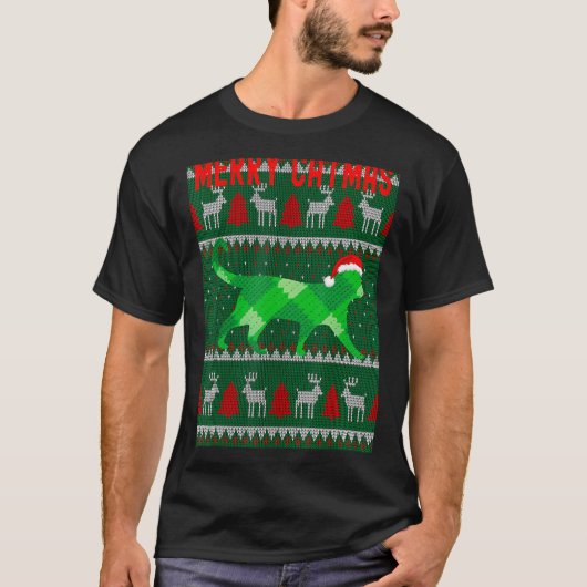 T-shirt Joyeux Catmas en pyjama de famille moche (Devant)