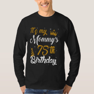 T-shirt Joyeux c'est le 75e anniversaire de ma maman 1950 