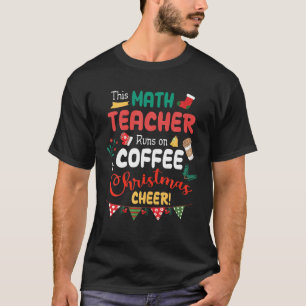 T-shirt Joyeux Cet Enseignant En Mathématiques Fait Du Caf
