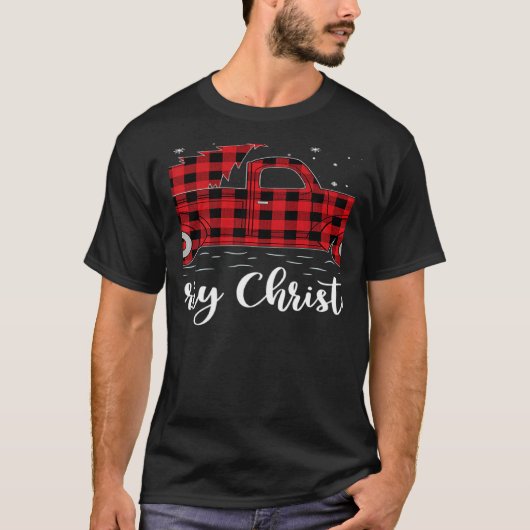 T-shirt Joyeux Chariot Rouge Buffalo Joyeux Chariot Rouge (Devant)