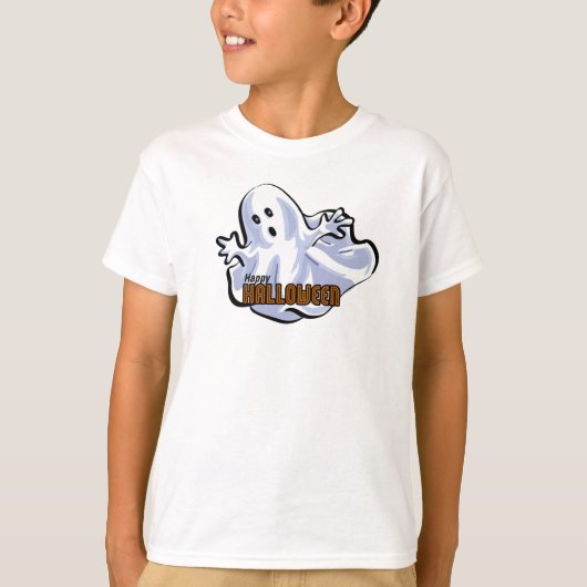 T-shirt Joyeux chat d'Halloween Chasing souris (Devant)