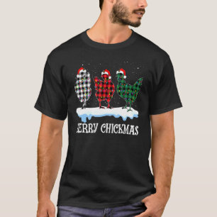 T-shirt Joyeux Chickmas Correspondance Famille Noël Pour C