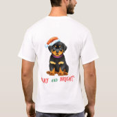 T-shirt Joyeux chien mignon (Dos)