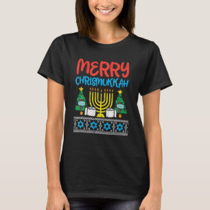 T-shirt Joyeux Chrismukkah Toilet Paper Xmas Hanoukka Don