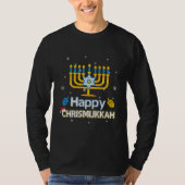 T-shirt Joyeux Chrismukkah Ugly Hanoukka (Devant)