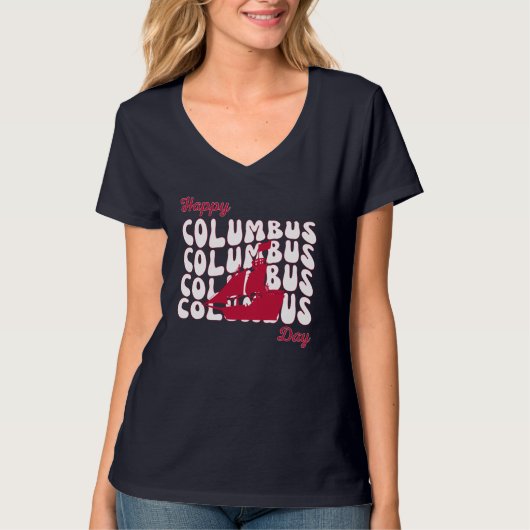 T-shirt Joyeux Christophe Colomb (Devant)