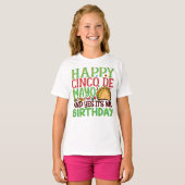 T-shirt Joyeux Cinco De Mayo Et oui c'est mon anniversaire (Devant entier)