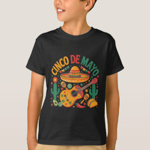 T-shirt Joyeux Cinco De Mayo Fiesta Parti Mexicain 5 De Ma