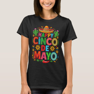 T-shirt Joyeux Cinco De Mayo Fiesta Parti Mexicain Hommes