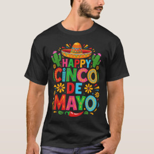 T-shirt Joyeux Cinco De Mayo Fiesta Parti Mexicain Hommes