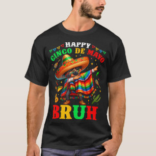 T-shirt Joyeux Cinco De Mayo Garçon Dabbing Homme Mexicain