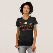 T-shirt Joyeux Citation Halloween mignonne Hanging Jack O' (Devant entier)