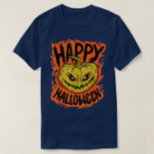 T-shirt Joyeux Citrouille Halloween JackoLantern (Design devant)
