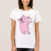 T-shirt Joyeux Cochon rose Sauter Thunder_Cove (Devant)