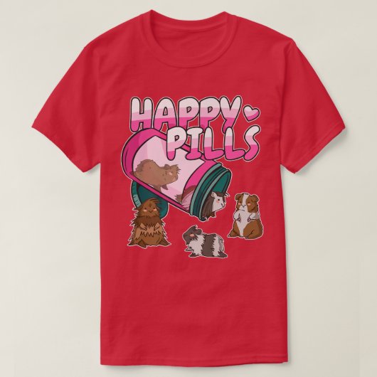 T-shirt Joyeux Cochons de Guinée (Design devant)