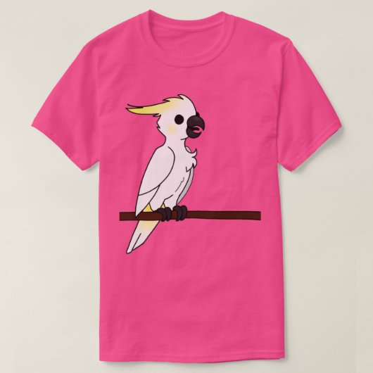 T-shirt Joyeux cockatoo sur perche (Design devant)