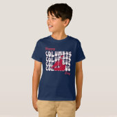 T-shirt Joyeux Columbus Day Boy (Devant entier)