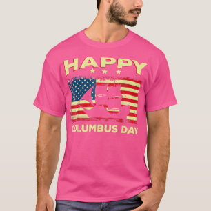 T-shirt Joyeux Columbus Day Discovery Italien Eplorer