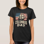 T-shirt Joyeux Columbus Day of Exploration and Reflection (Devant)