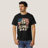 T-shirt Joyeux Columbus Day of Exploration and Reflection (Devant entier)