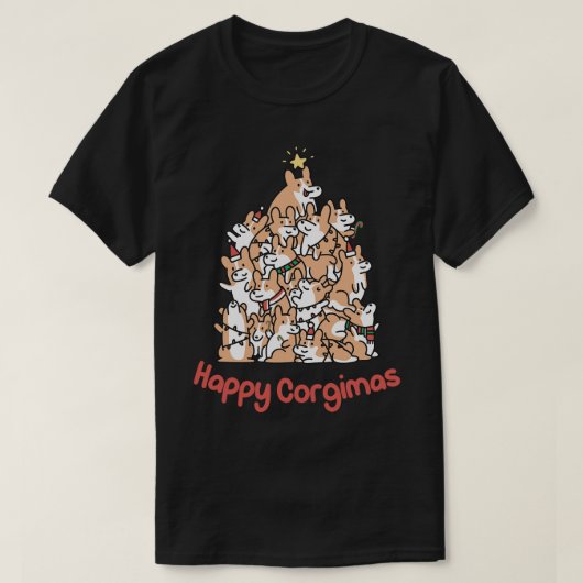 T-shirt Joyeux Corgimas (Design devant)
