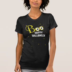 T-shirt Joyeux costume Halloween Boo yeux Éffrayants