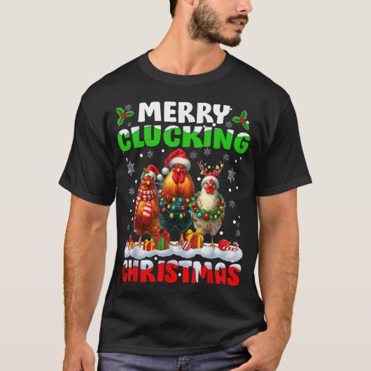 T-shirt Joyeux coup de poule de Noël Noël Noël Noël Noël N (Devant)