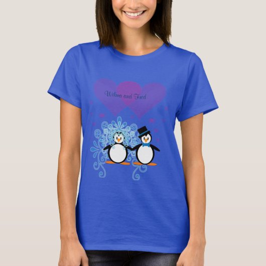 T-shirt Joyeux couple (Devant)