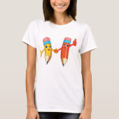 T-shirt Joyeux crayons (Devant)