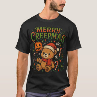 T-shirt Joyeux Creepmas | Funny Noël Éffrayant Te