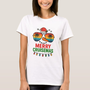 T-shirt Joyeux Cruisemas 2025 Noël Père Noël Bonhomme de N