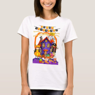 T-shirt Joyeux déguisement d'Halloween pour enfants Fête C