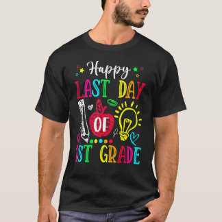 T-shirt Joyeux Dernier Jour De 1ère Année Remise Des Dipl