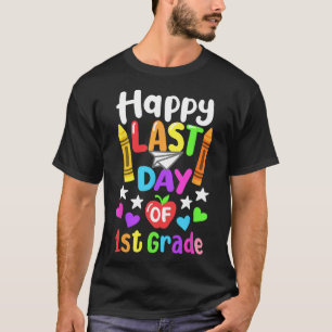 T-shirt Joyeux Dernier Jour De L'École 1Er Grade Cl De 202