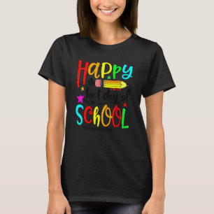 T-shirt Joyeux Dernier Jour De L'École Bonjour Enseignant 