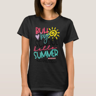 T-shirt Joyeux Dernier Jour De L'École Bye Bye Troisième G