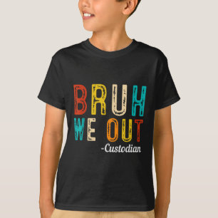 T-shirt Joyeux Dernier Jour De L'École Été Bruh Nous Sorto