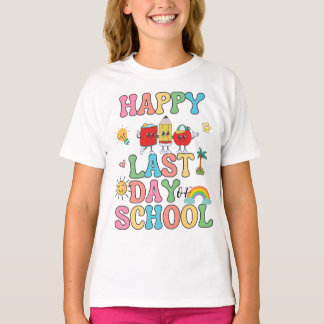 T-shirt Joyeux Dernier Jour D'École