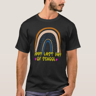 T-shirt Joyeux Dernier Jour D'École Enseignant Élève Remis