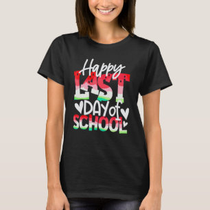 T-shirt Joyeux Dernier Jour D'École Pastèque Élèves Et P