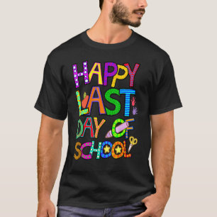 T-shirt Joyeux Dernier Jour D'École Pour Les Enseignants M