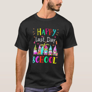 T-shirt Joyeux Dernier Jour D'École Professeur Étudiant Re