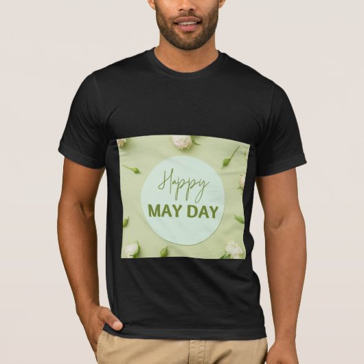 T-shirt Joyeux design de mai (Devant)