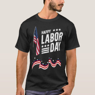 T-shirt Joyeux design graphique de la fête du travail pour